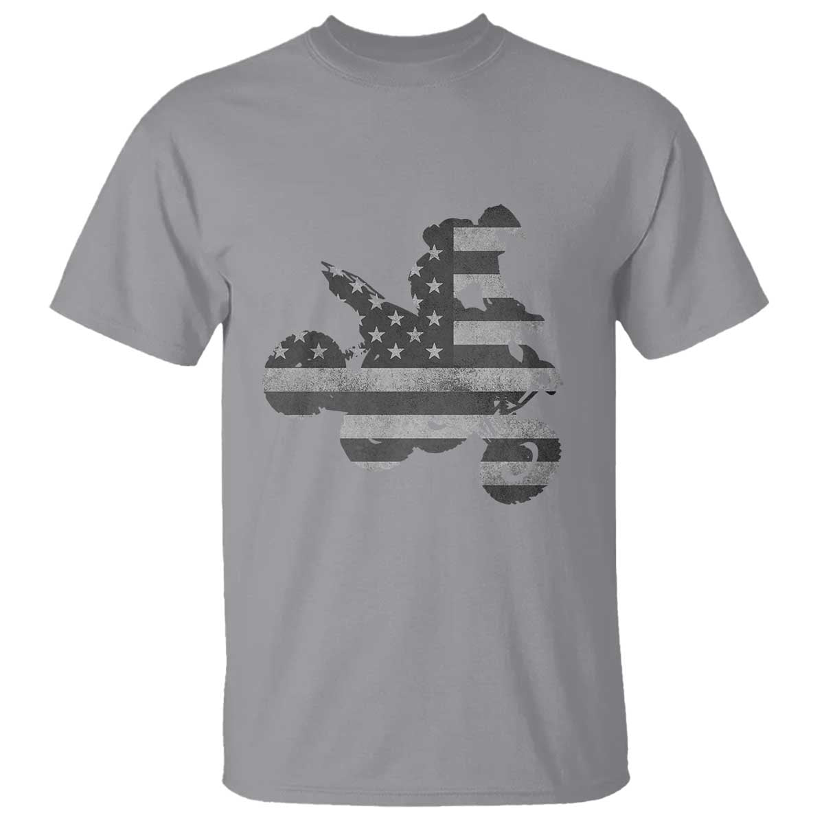 Cool ATV T Shirt Quad 4 Wheeler ATV Riding American Flag - Wonder Print Shop