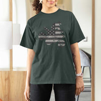 Cool ATV T Shirt For Women Quad 4 Wheeler ATV Riding American Flag - Wonder Print Shop