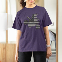Cool ATV T Shirt For Women Quad 4 Wheeler ATV Riding American Flag - Wonder Print Shop