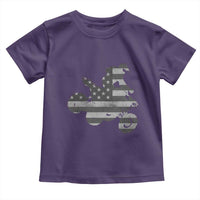 Cool ATV Toddler T Shirt Quad 4 Wheeler ATV Riding American Flag - Wonder Print Shop