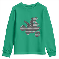 Cool ATV Youth Sweatshirt Quad 4 Wheeler ATV Riding American Flag - Wonder Print Shop