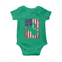 Cool ATV American Flag Baby Onesie Retro Quad 4 Wheeler ATV Riding Quadrider Off Road - Wonder Print Shop
