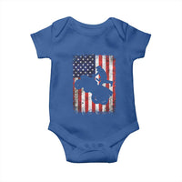 Cool ATV American Flag Baby Onesie Retro Quad 4 Wheeler ATV Riding Quadrider Off Road - Wonder Print Shop
