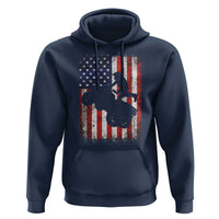 Cool ATV American Flag Hoodie Retro Quad 4 Wheeler ATV Riding Quadrider Off Road - Wonder Print Shop