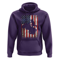 Cool ATV American Flag Hoodie Retro Quad 4 Wheeler ATV Riding Quadrider Off Road - Wonder Print Shop