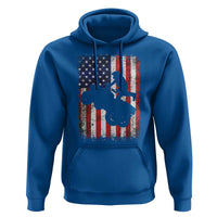 Cool ATV American Flag Hoodie Retro Quad 4 Wheeler ATV Riding Quadrider Off Road - Wonder Print Shop