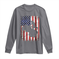 Cool ATV American Flag Long Sleeve Shirt Retro Quad 4 Wheeler ATV Riding Quadrider Off Road - Wonder Print Shop