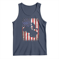 Cool ATV American Flag Tank Top Retro Quad 4 Wheeler ATV Riding Quadrider Off Road - Wonder Print Shop