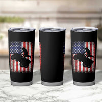 Cool ATV American Flag Tumbler Cup Retro Quad 4 Wheeler ATV Riding Quadrider Off Road - Wonder Print Shop