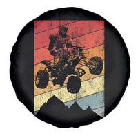 Vintage All-Terrain Vehicles Spare Tire Cover Retro 4 Wheeler ATV Riding Quadrider - Wonder Print Shop