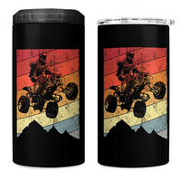 Vintage All-Terrain Vehicles 4 in 1 Can Cooler Tumbler Retro 4 Wheeler ATV Riding Quadrider - Wonder Print Shop