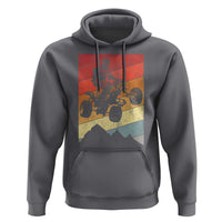 Vintage All-Terrain Vehicles Hoodie Retro 4 Wheeler ATV Riding Quadrider - Wonder Print Shop