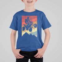 Vintage All-Terrain Vehicles T Shirt For Kid Retro 4 Wheeler ATV Riding Quadrider - Wonder Print Shop
