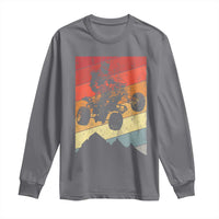 Vintage All-Terrain Vehicles Long Sleeve Shirt Retro 4 Wheeler ATV Riding Quadrider - Wonder Print Shop