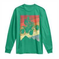 Vintage All-Terrain Vehicles Long Sleeve Shirt Retro 4 Wheeler ATV Riding Quadrider - Wonder Print Shop