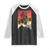 Vintage All-Terrain Vehicles Raglan Shirt Retro 4 Wheeler ATV Riding Quadrider - Wonder Print Shop