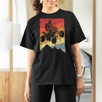 Vintage All-Terrain Vehicles T Shirt For Women Retro 4 Wheeler ATV Riding Quadrider - Wonder Print Shop