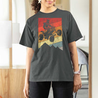 Vintage All-Terrain Vehicles T Shirt For Women Retro 4 Wheeler ATV Riding Quadrider - Wonder Print Shop