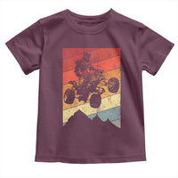 Vintage All-Terrain Vehicles Toddler T Shirt Retro 4 Wheeler ATV Riding Quadrider - Wonder Print Shop