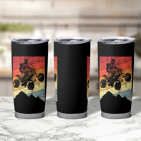 Vintage All-Terrain Vehicles Tumbler Cup Retro 4 Wheeler ATV Riding Quadrider - Wonder Print Shop