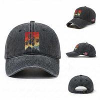 Vintage All-Terrain Vehicles Washed Cotton Baseball Cap Retro 4 Wheeler ATV Riding Quadrider
