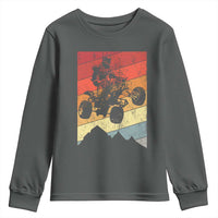 Vintage All-Terrain Vehicles Youth Sweatshirt Retro 4 Wheeler ATV Riding Quadrider - Wonder Print Shop
