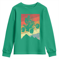 Vintage All-Terrain Vehicles Youth Sweatshirt Retro 4 Wheeler ATV Riding Quadrider - Wonder Print Shop