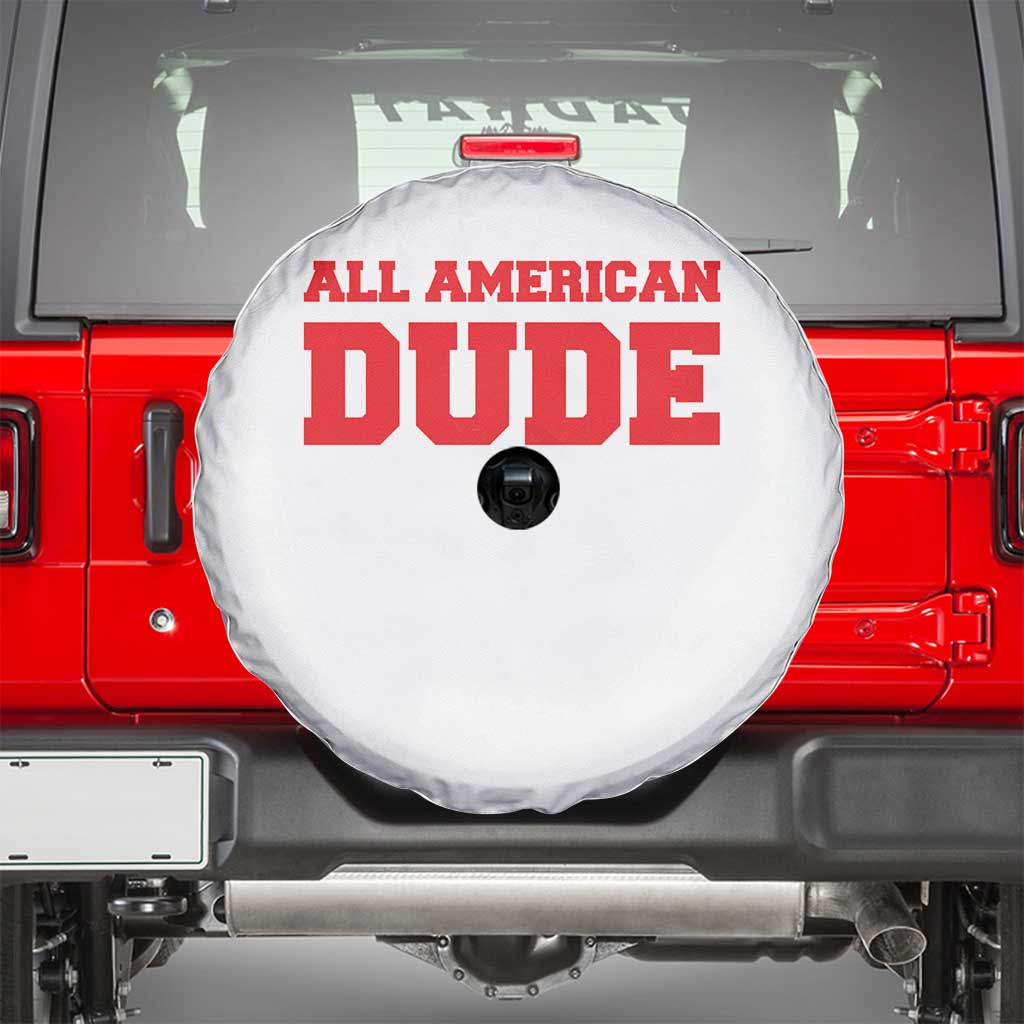 4th of July All American Dude Spare Tire Cover - Wonder Print Shop