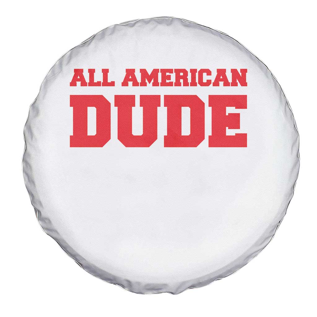 4th of July All American Dude Spare Tire Cover - Wonder Print Shop