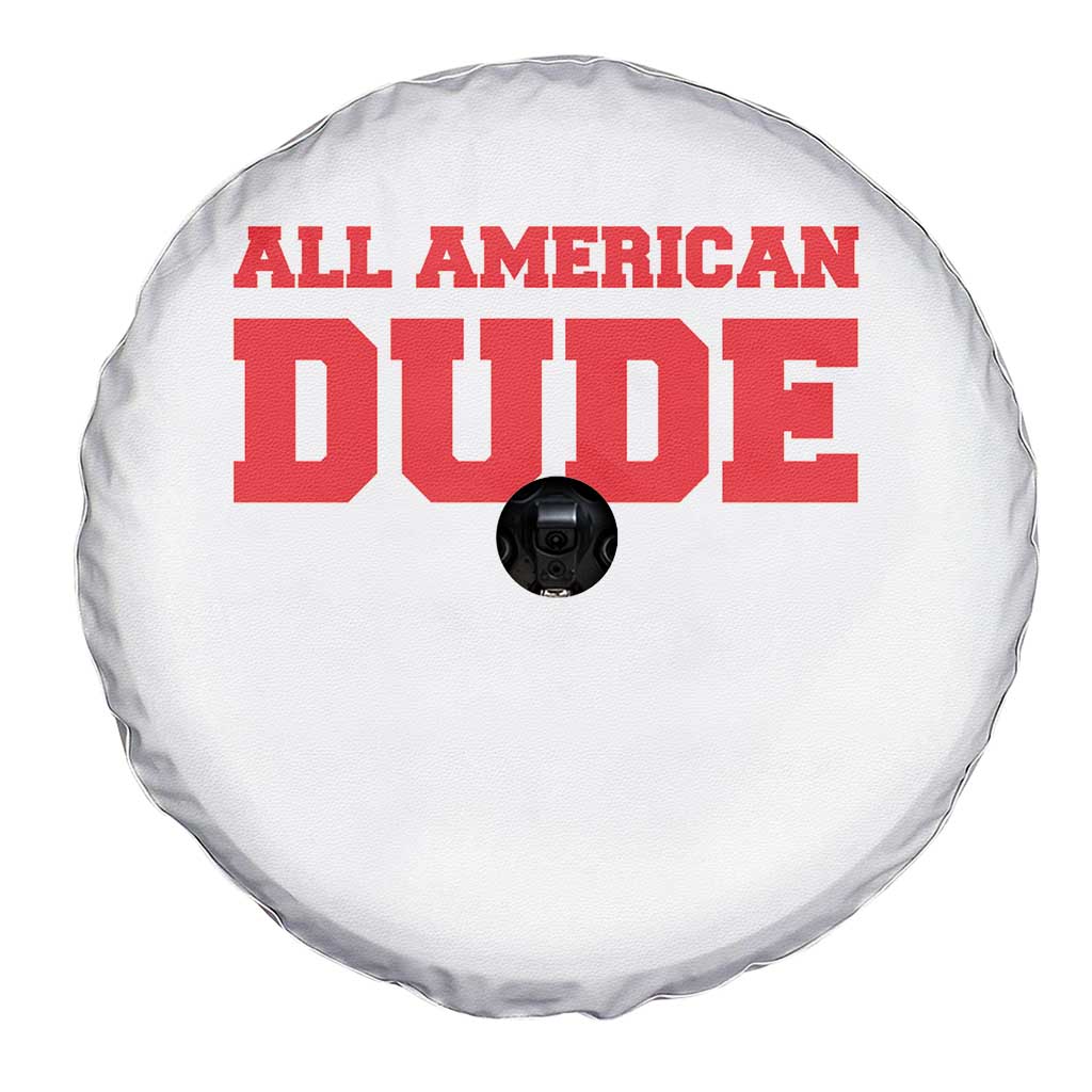 4th of July All American Dude Spare Tire Cover - Wonder Print Shop