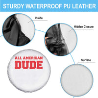 4th of July All American Dude Spare Tire Cover - Wonder Print Shop