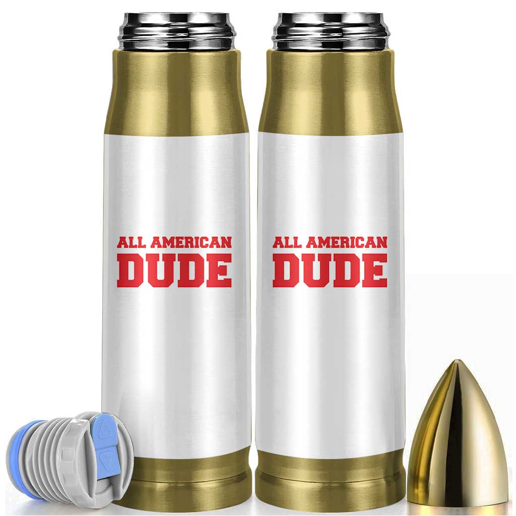 4th of July All American Dude Bullet Tumbler - Wonder Print Shop