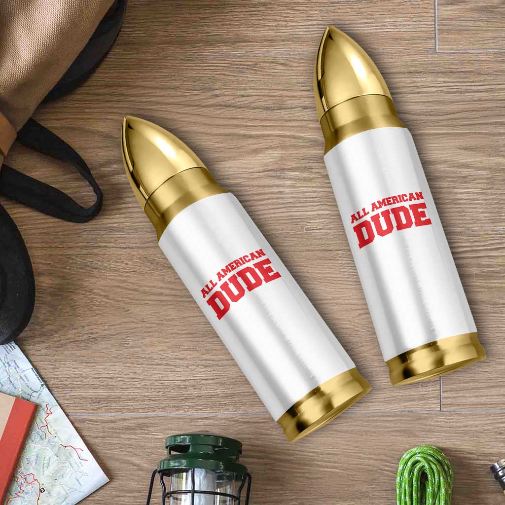 4th of July All American Dude Bullet Tumbler - Wonder Print Shop