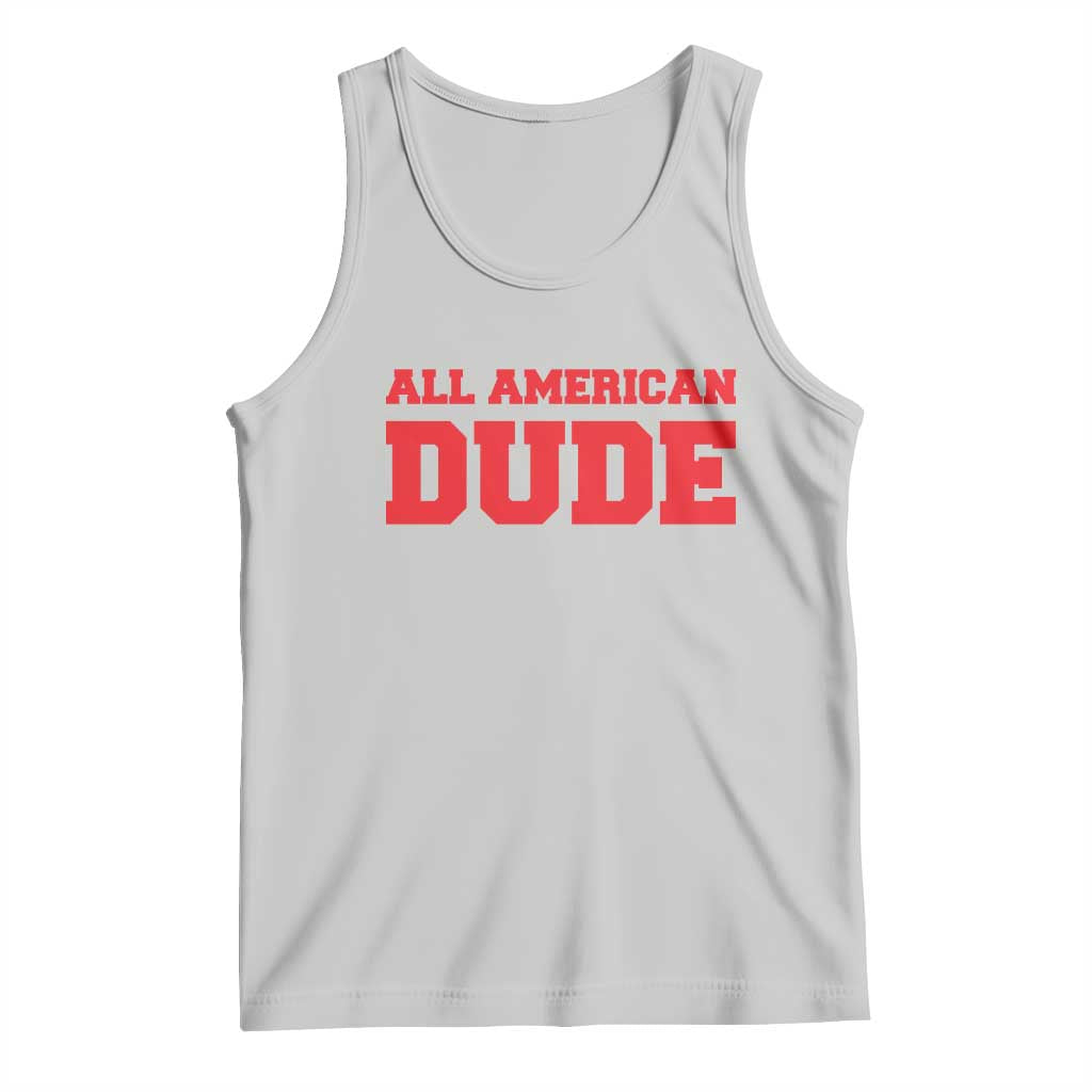 4th of July All American Dude Tank Top - Wonder Print Shop