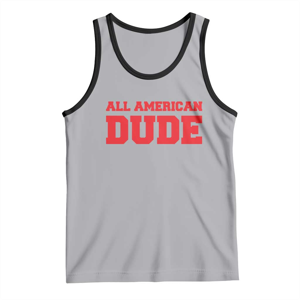 4th of July All American Dude Tank Top - Wonder Print Shop