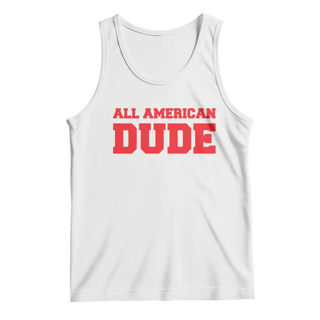 4th of July All American Dude Tank Top - Wonder Print Shop