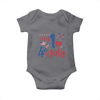 Newborn  My First 4th of July Baby Onesie Baby Infant Neutral Outfits Stars Stripe - Wonder Print Shop