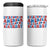Everyone In America Parties On My Birthday 4 in 1 Can Cooler Tumbler 4th Of July Birthday Party - Wonder Print Shop