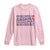 Everyone In America Parties On My Birthday Long Sleeve Shirt 4th Of July Birthday Party - Wonder Print Shop