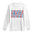 Everyone In America Parties On My Birthday Long Sleeve Shirt 4th Of July Birthday Party - Wonder Print Shop