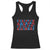 Everyone In America Parties On My Birthday Racerback Tank Top 4th Of July Birthday Party - Wonder Print Shop