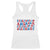 Everyone In America Parties On My Birthday Racerback Tank Top 4th Of July Birthday Party - Wonder Print Shop