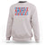 Everyone In America Parties On My Birthday Sweatshirt 4th Of July Birthday Party - Wonder Print Shop