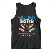 Trade Sister For Firecrackers Tank Top Funny Boys 4th Of July Kids Patriotic - Wonder Print Shop