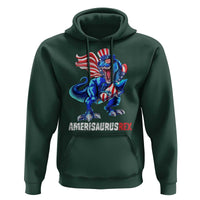 Dinosaur 4th of July Hoodie Funny Boys Kids Patriotic - Wonder Print Shop
