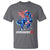 Dinosaur 4th of July T Shirt Funny Boys Kids Patriotic - Wonder Print Shop