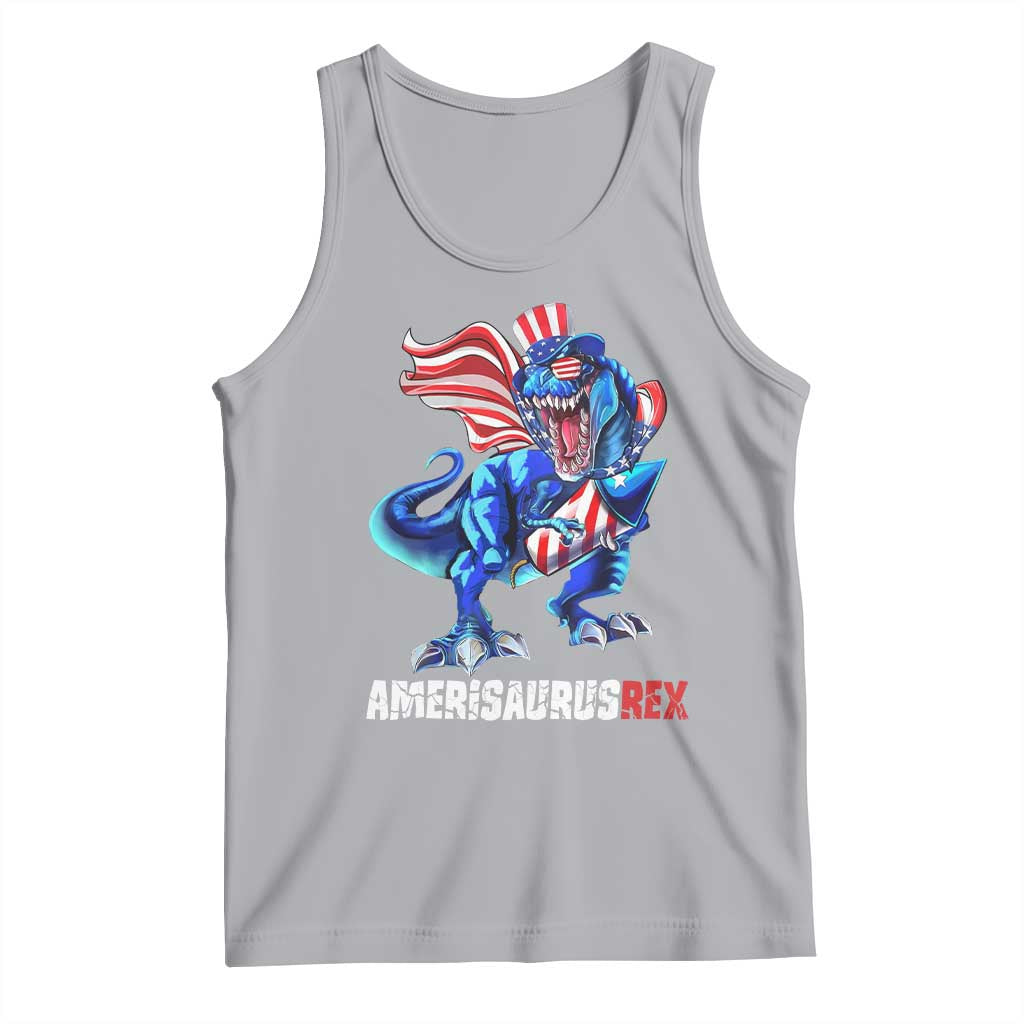 Dinosaur 4th of July Tank Top Funny Boys Kids Patriotic - Wonder Print Shop