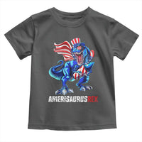 Dinosaur 4th of July Toddler T Shirt Funny Boys Kids Patriotic - Wonder Print Shop