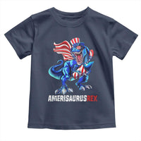 Dinosaur 4th of July Toddler T Shirt Funny Boys Kids Patriotic - Wonder Print Shop