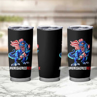 Dinosaur 4th of July Tumbler Cup Funny Boys Kids Patriotic - Wonder Print Shop